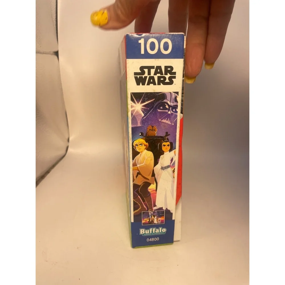 STAR WARS Galaxy of Adventures Puzzle 100 Piece Jigsaw Buffalo Games GUC Disney